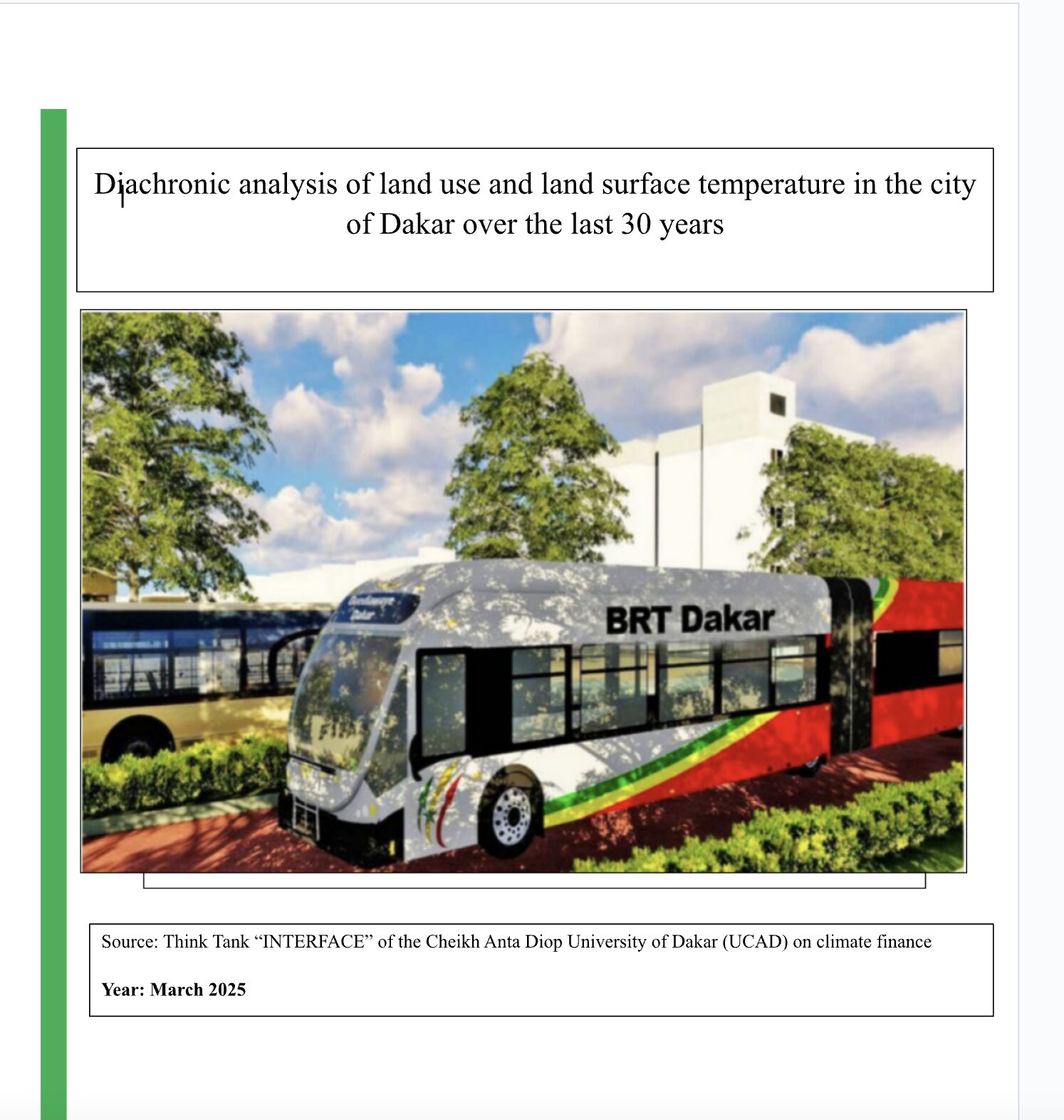 Sustainable Cities Task Force Report- English